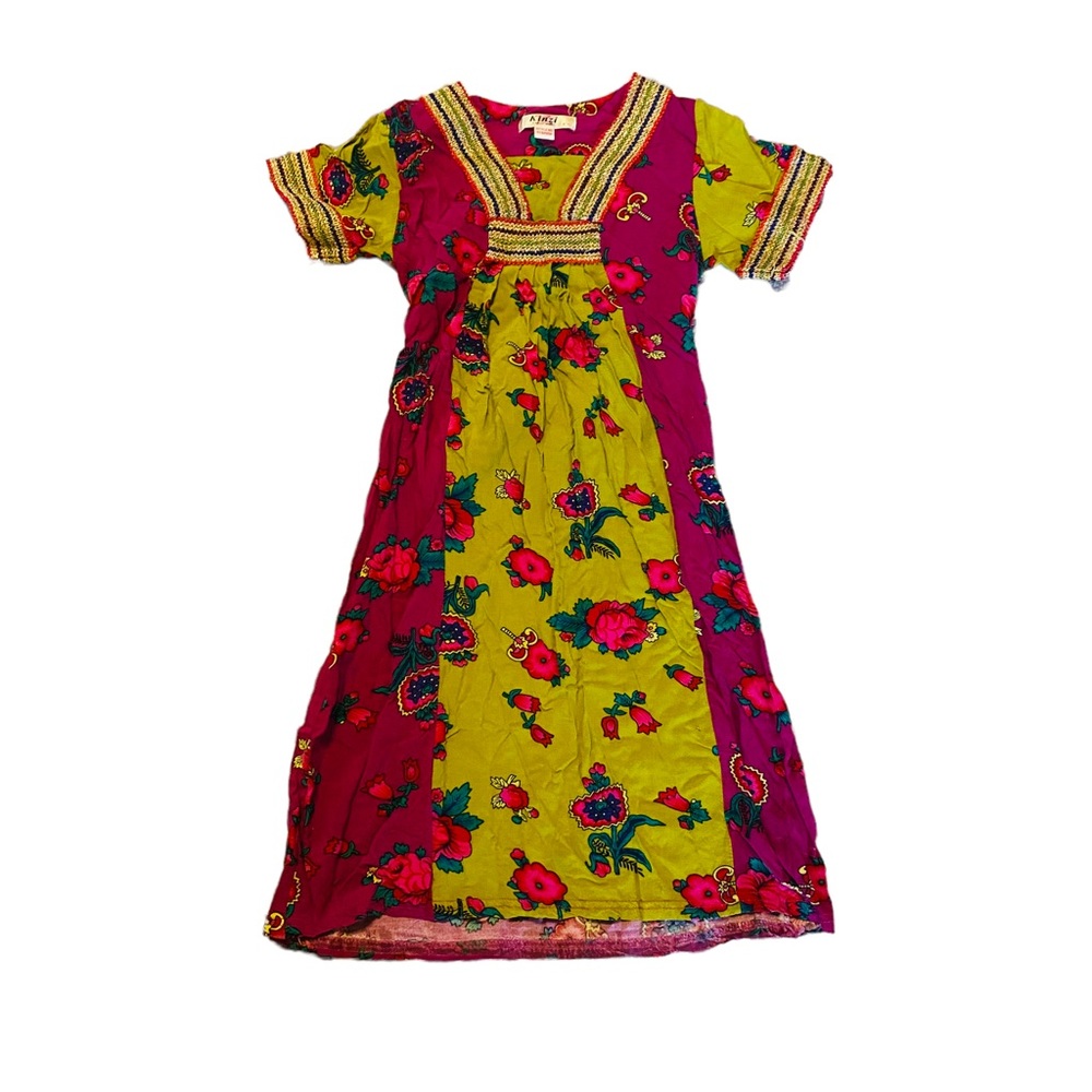 KINZI Childs Printed Afghan Dress